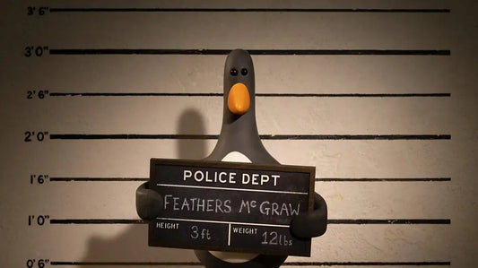 Feathers-McGraw-is-Back Richard Moonstreet Ceramics
