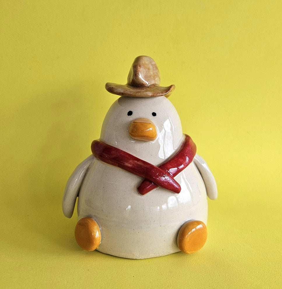 Cowboy Duck Richard Moonstreet Ceramics