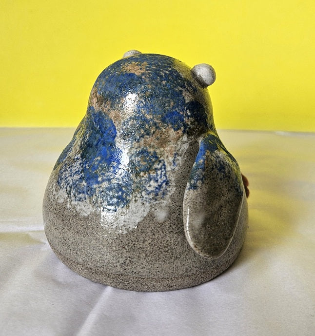 Pigeon with Sign - Handmade Ceramic Friend Richard Moonstreet Ceramics