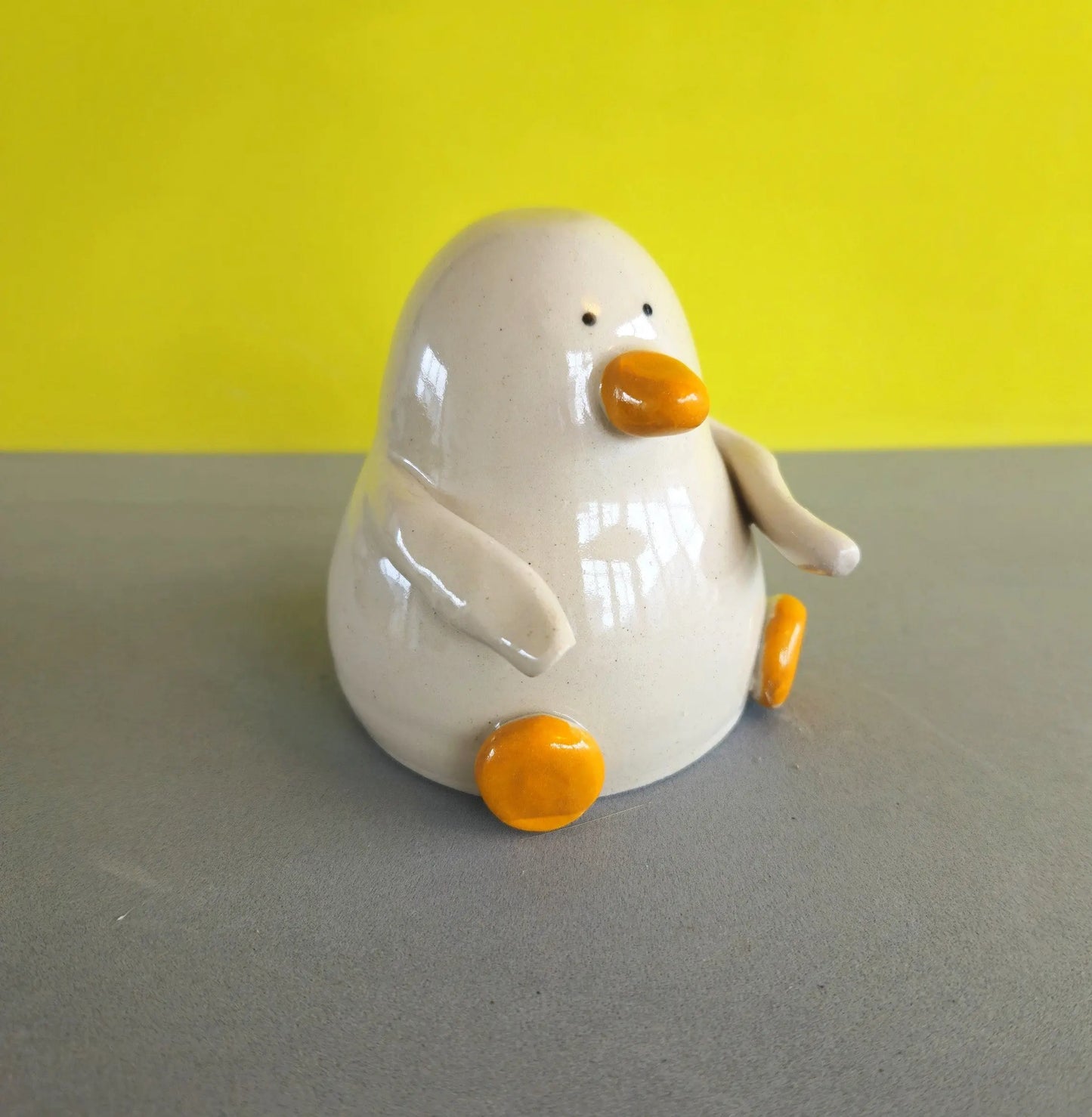 Randall with the Candle - Richard Moonstreet Ceramics - Handmade Ceramic Duck Candle Holder