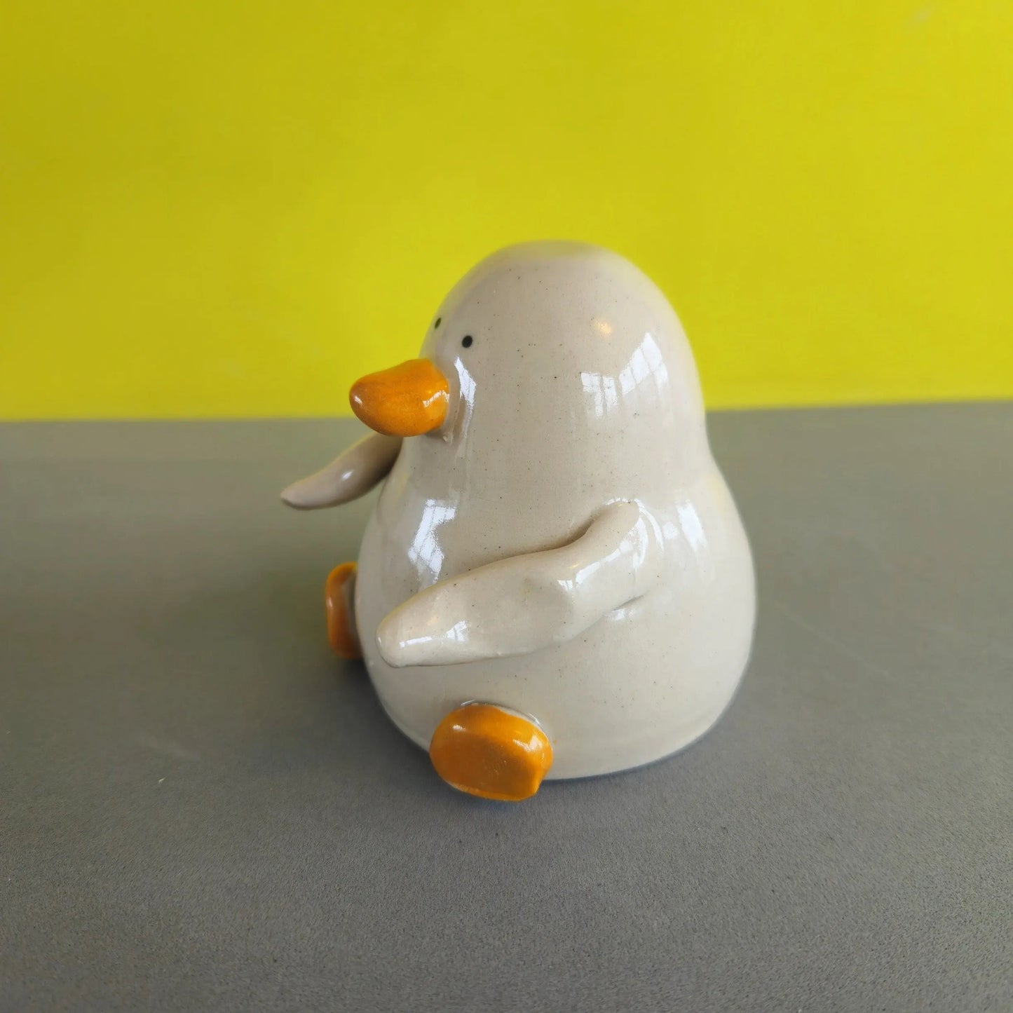 Randall with the Candle - Richard Moonstreet Ceramics - Handmade Ceramic Duck Candle Holder