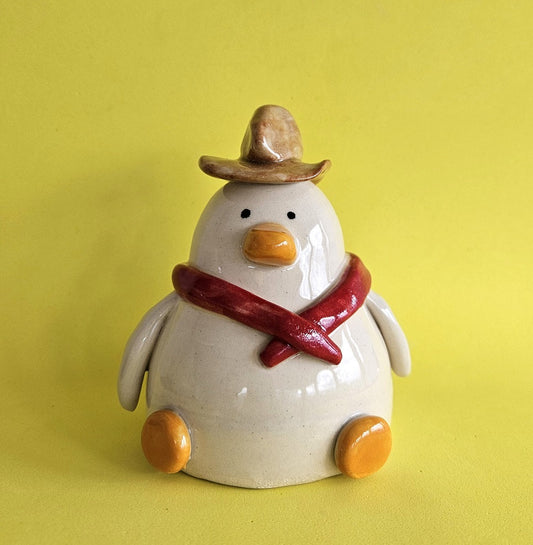 Cowboy Duck Richard Moonstreet Ceramics