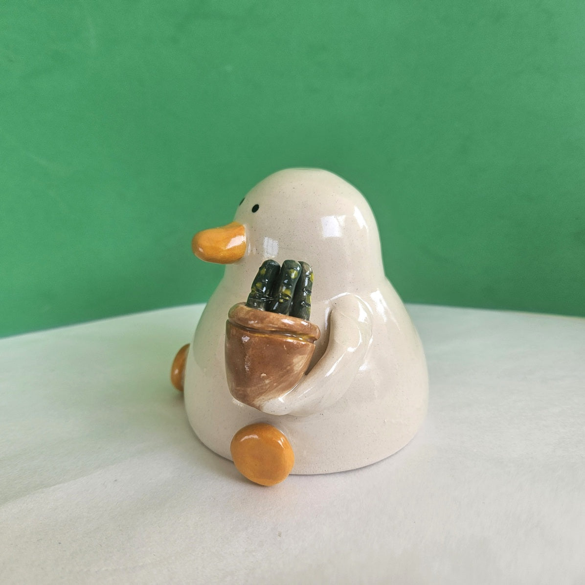 Grant with the Plant - Duck with Succulent Richard Moonstreet Ceramics