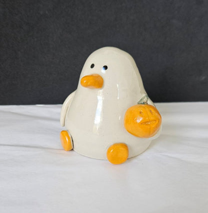Maude with the Gourd (Pumpkin Duck)
