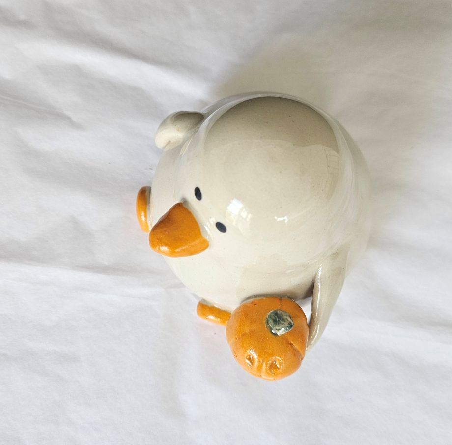 Maude with the Gourd (Pumpkin Duck)