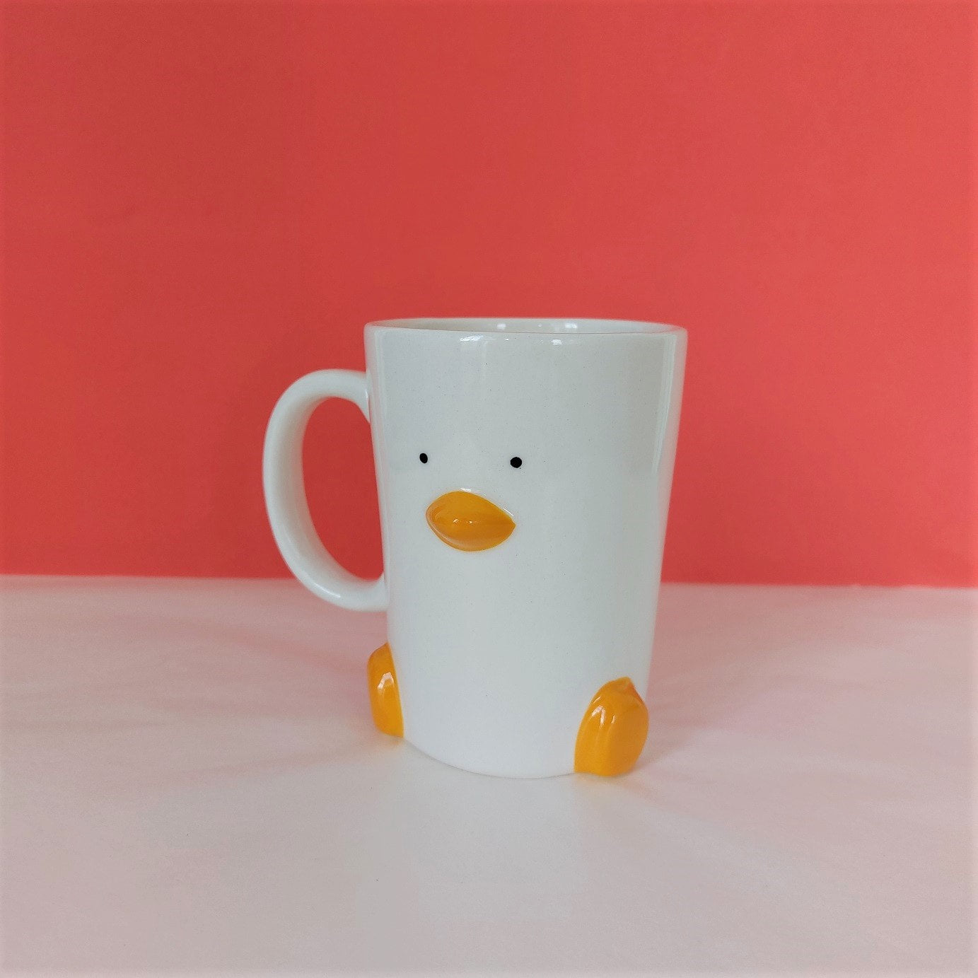 Set of 4 Ceramic Duck Mugs (by Haus of Honk)