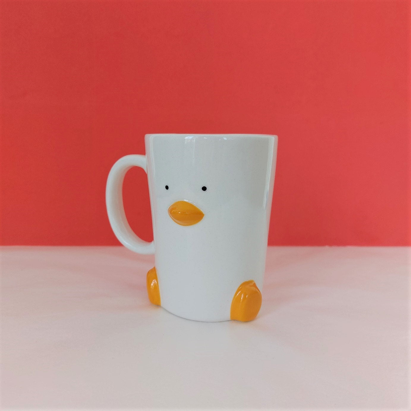 Set of 4 Ceramic Duck Mugs (by Haus of Honk)