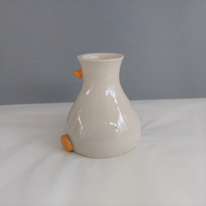 Round Boy Duck Vase