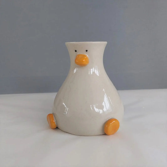Round Boy Duck Vase My Store