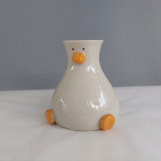 Round Boy Duck Vase My Store