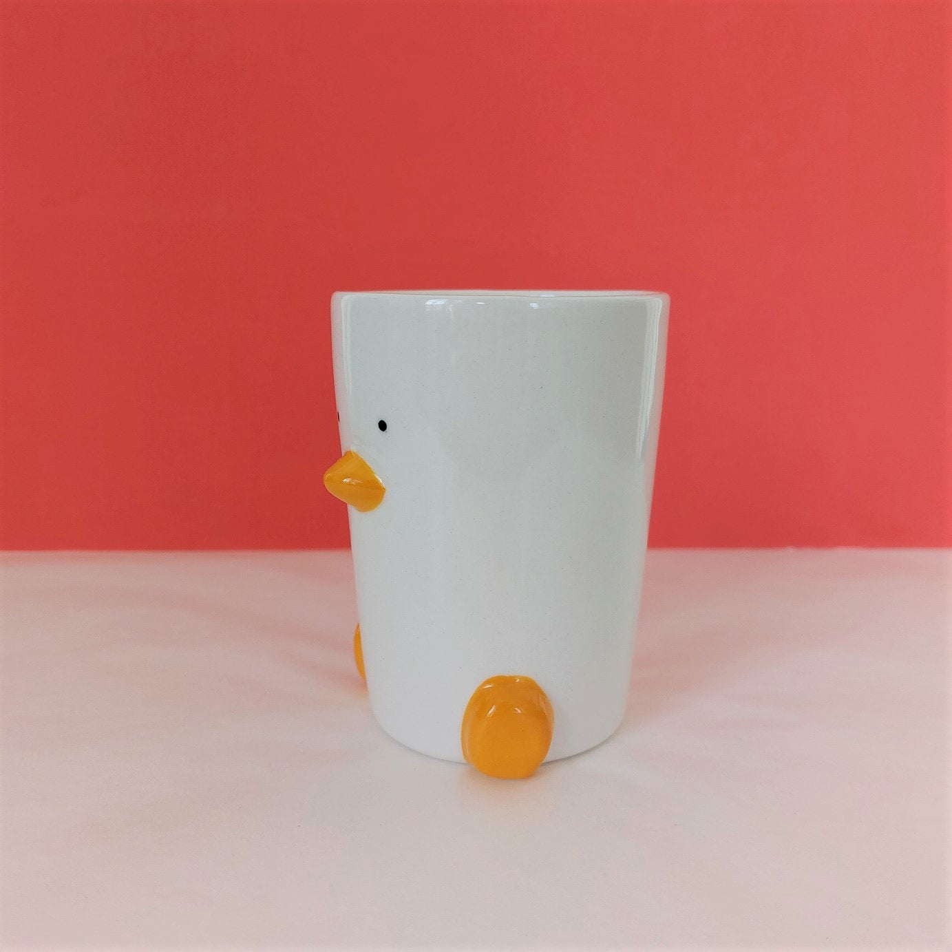 Set of 4 Ceramic Duck Mugs (by Haus of Honk)