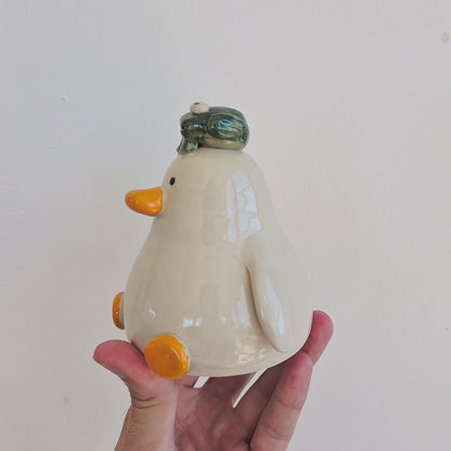 Rhydian with the Amphibian - Frog Duck