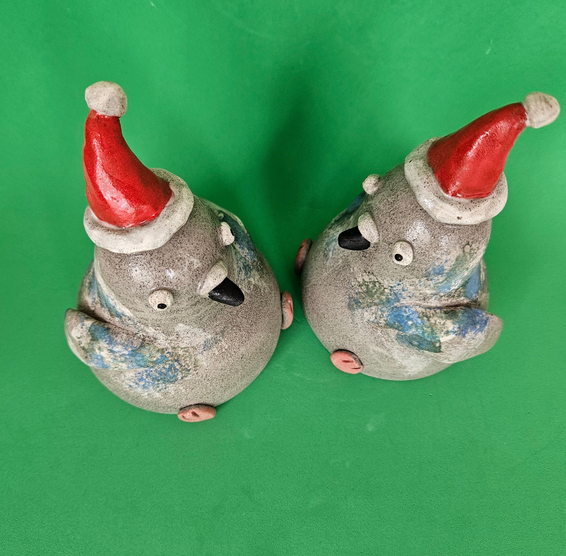 Festive Pigeon Richard Moonstreet Ceramics