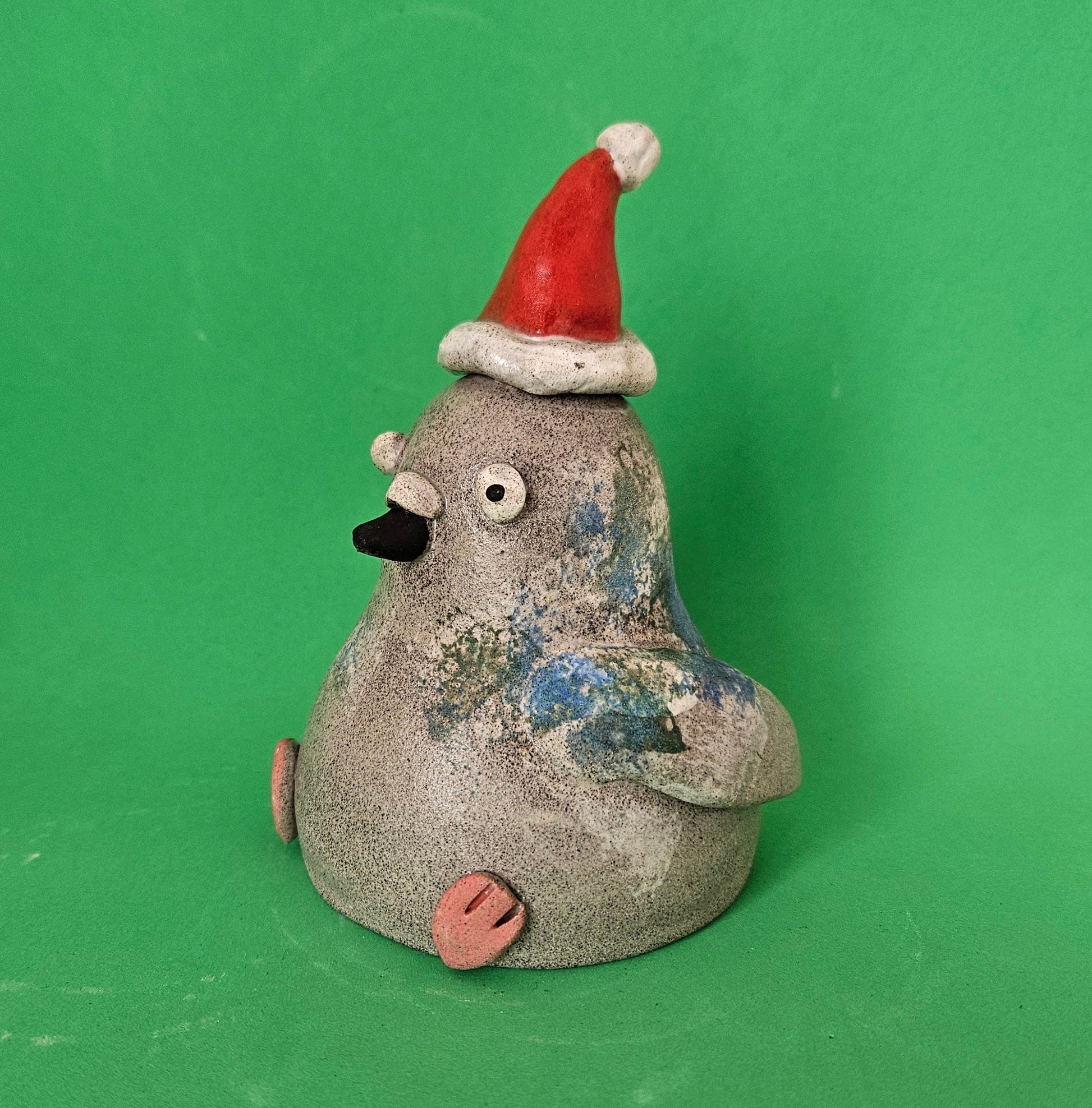 Festive Pigeon Richard Moonstreet Ceramics
