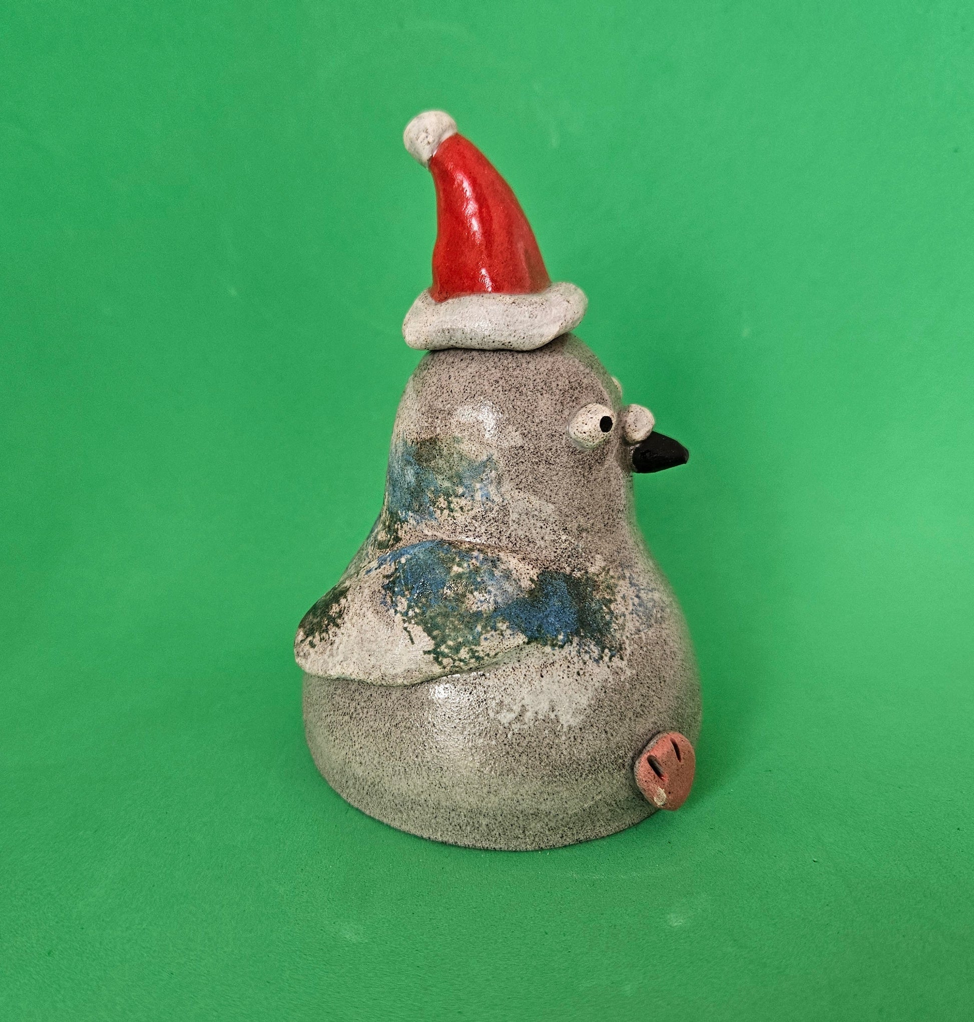 Festive Pigeon Richard Moonstreet Ceramics